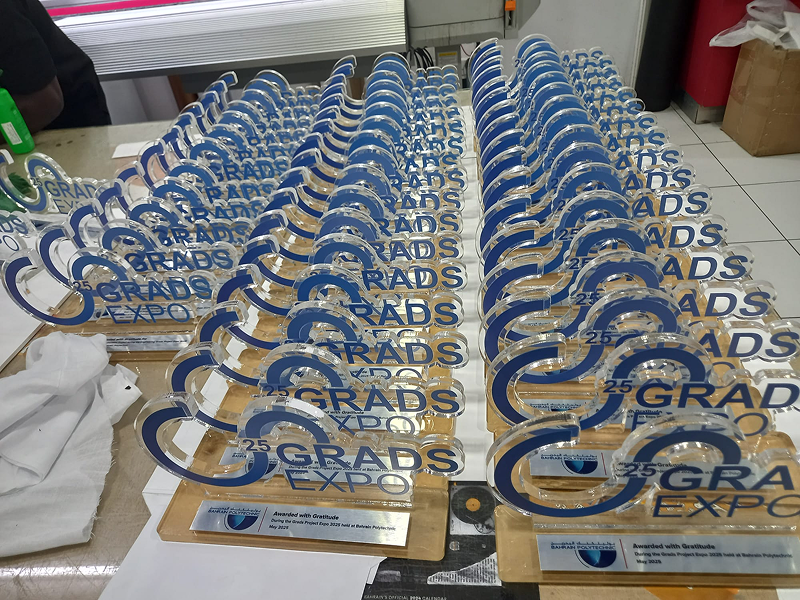 Acrylic Trophies Fabrication